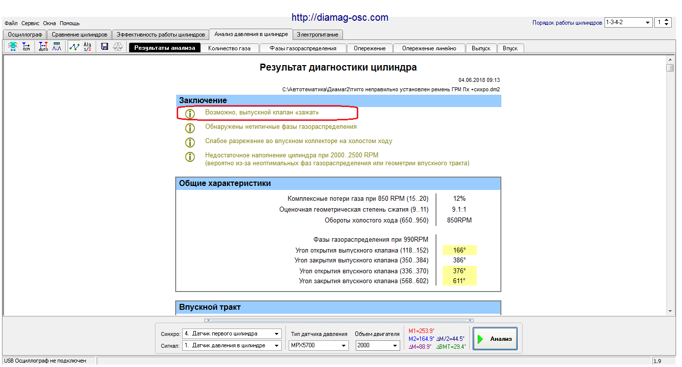 тигго неправильно установлен ремень ГРМ Пх +сихро анализ РХ3 .png